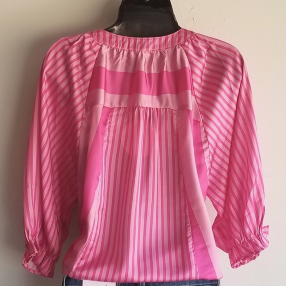 Umgee Raglan Sleeve High Low Hem Blouse - Picture 7 of 8
